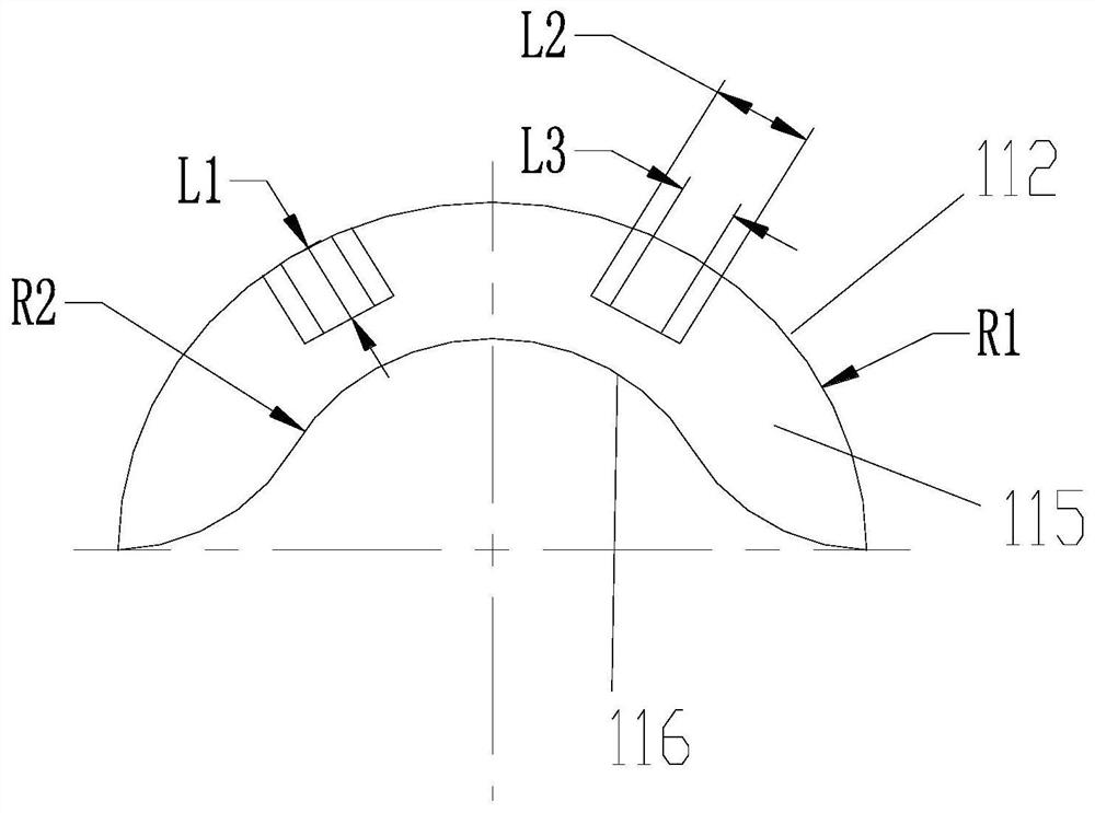 Balance weight structure, motor and compressor