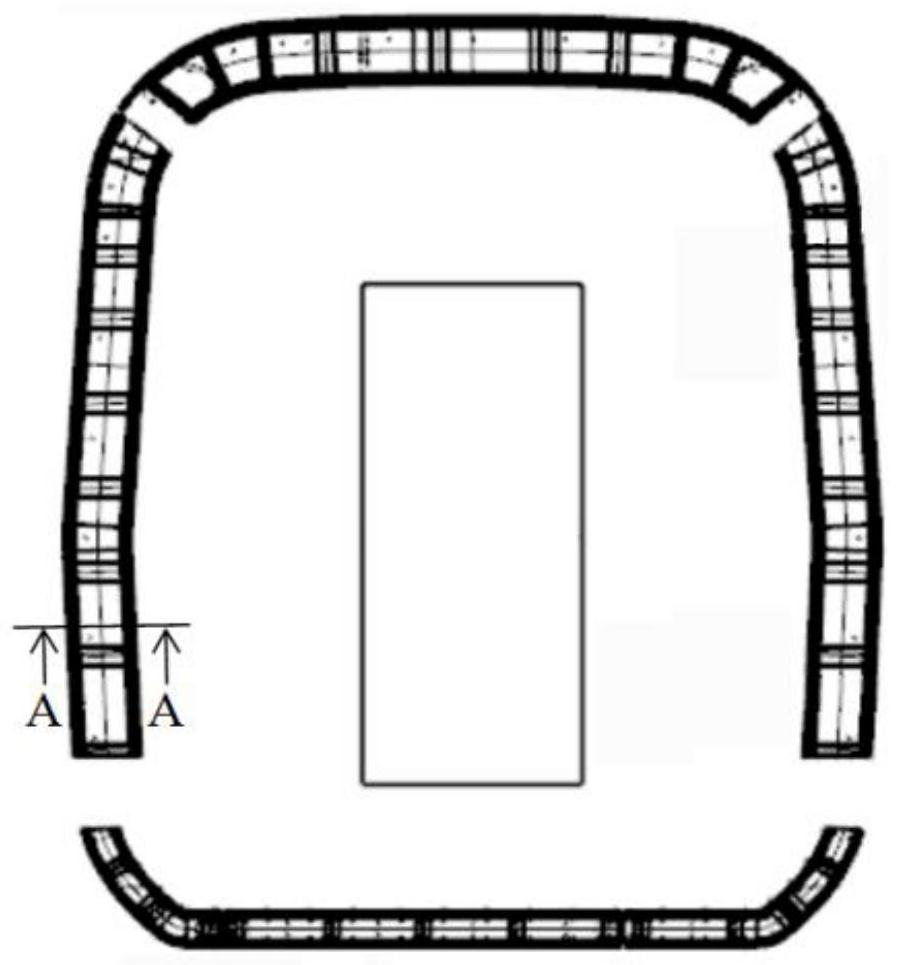 Optimization method for outer windshield structure of high-speed train, and outer windshield structure