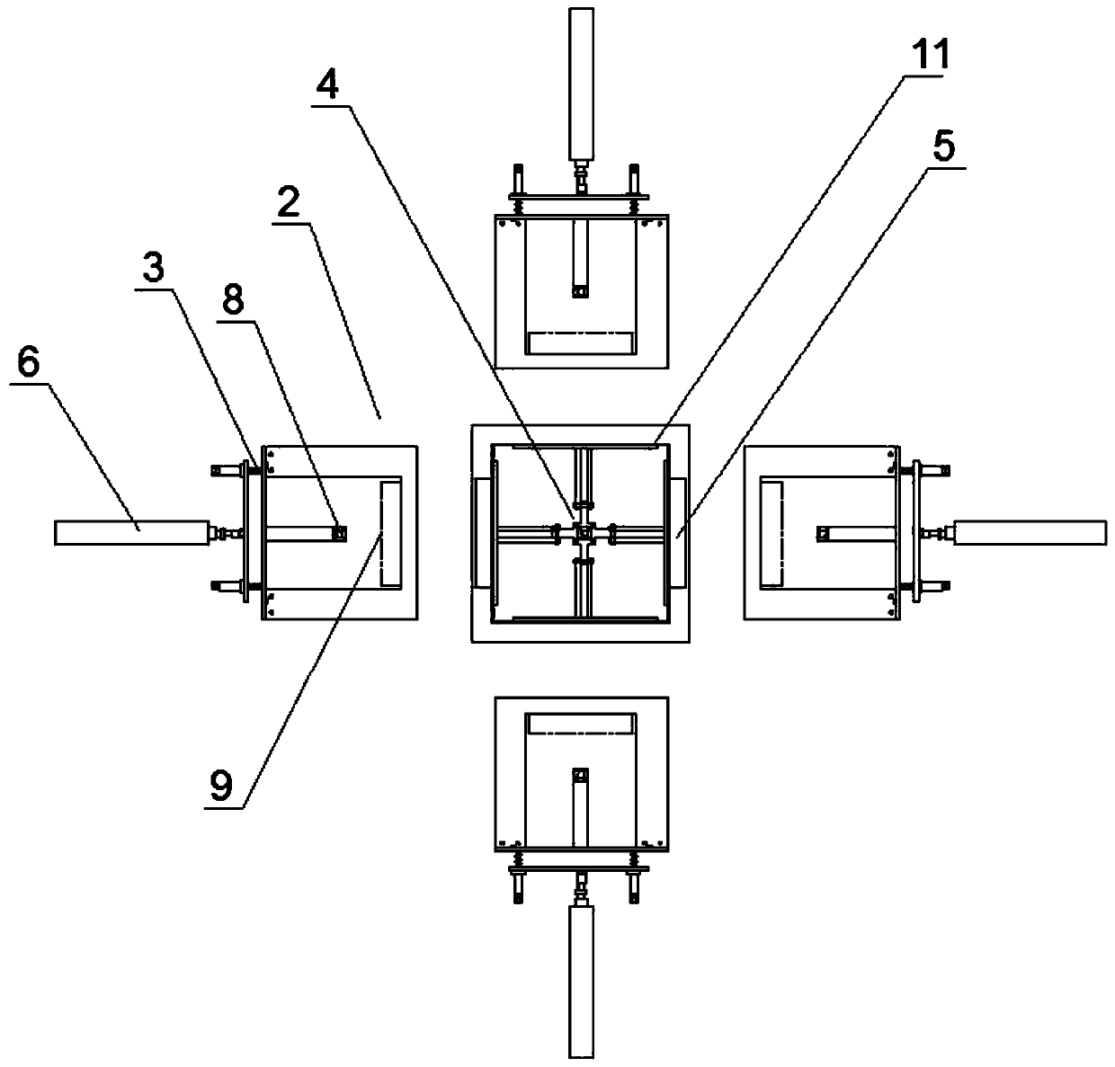 Full-automatic vertical-surface screen printing machine and multi-surface printing process thereof