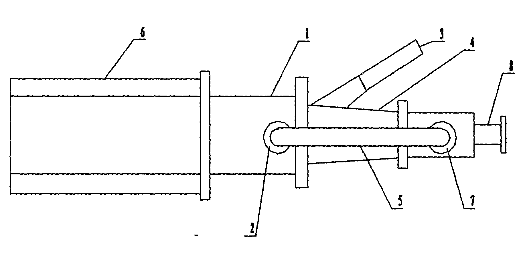 Oxygen-enrichment combustion assisting method of oxygen enrichment device of combustor of cement decomposing furnace