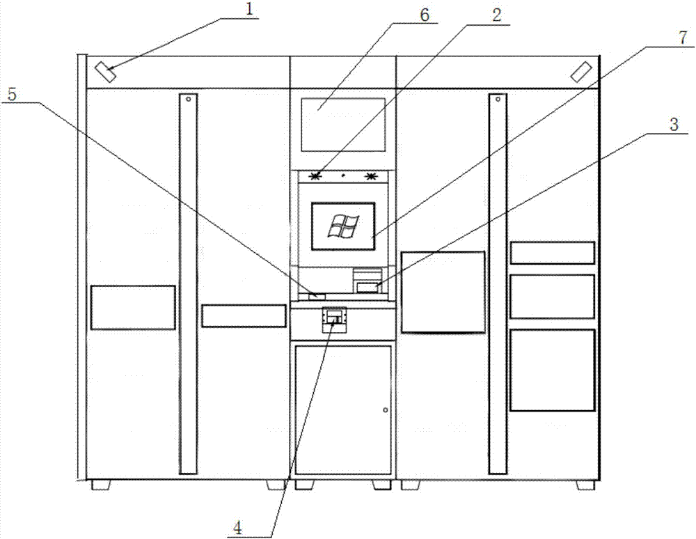 Adjustable ferris-wheel type logistics storage cabinet