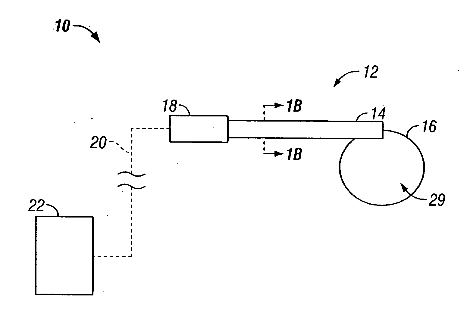 Microwave antenna having a curved configuration