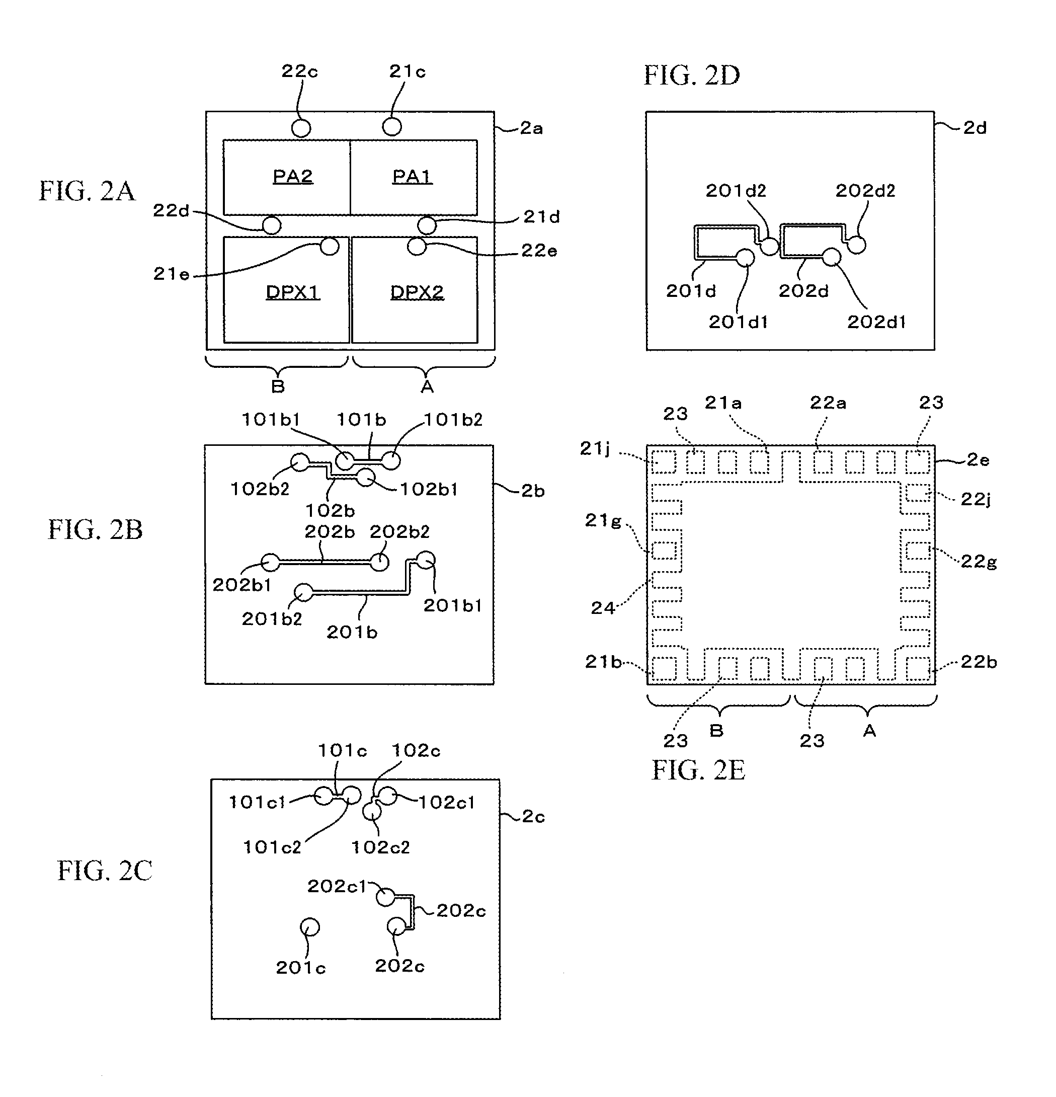 Multiband-support radio-frequency module