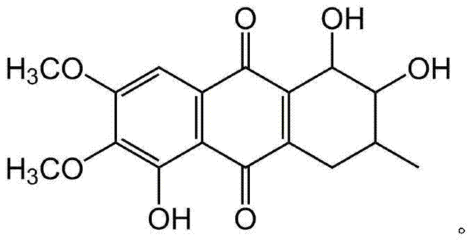 Naphthaquinone compound derived from marine microbes, and preparation method and application thereof