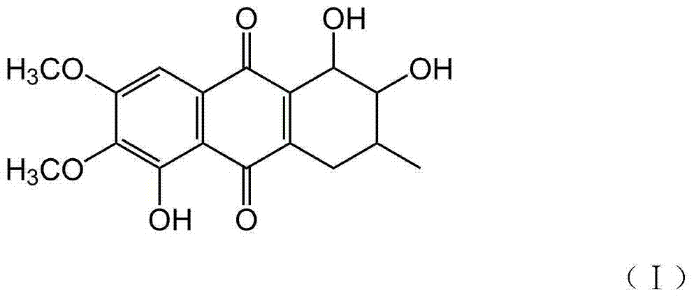 Naphthaquinone compound derived from marine microbes, and preparation method and application thereof