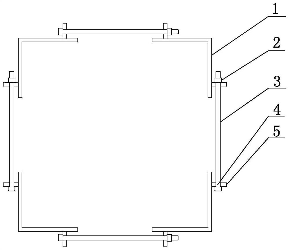 Mold assembling process for small motor shell sand mold and mold assembling tool