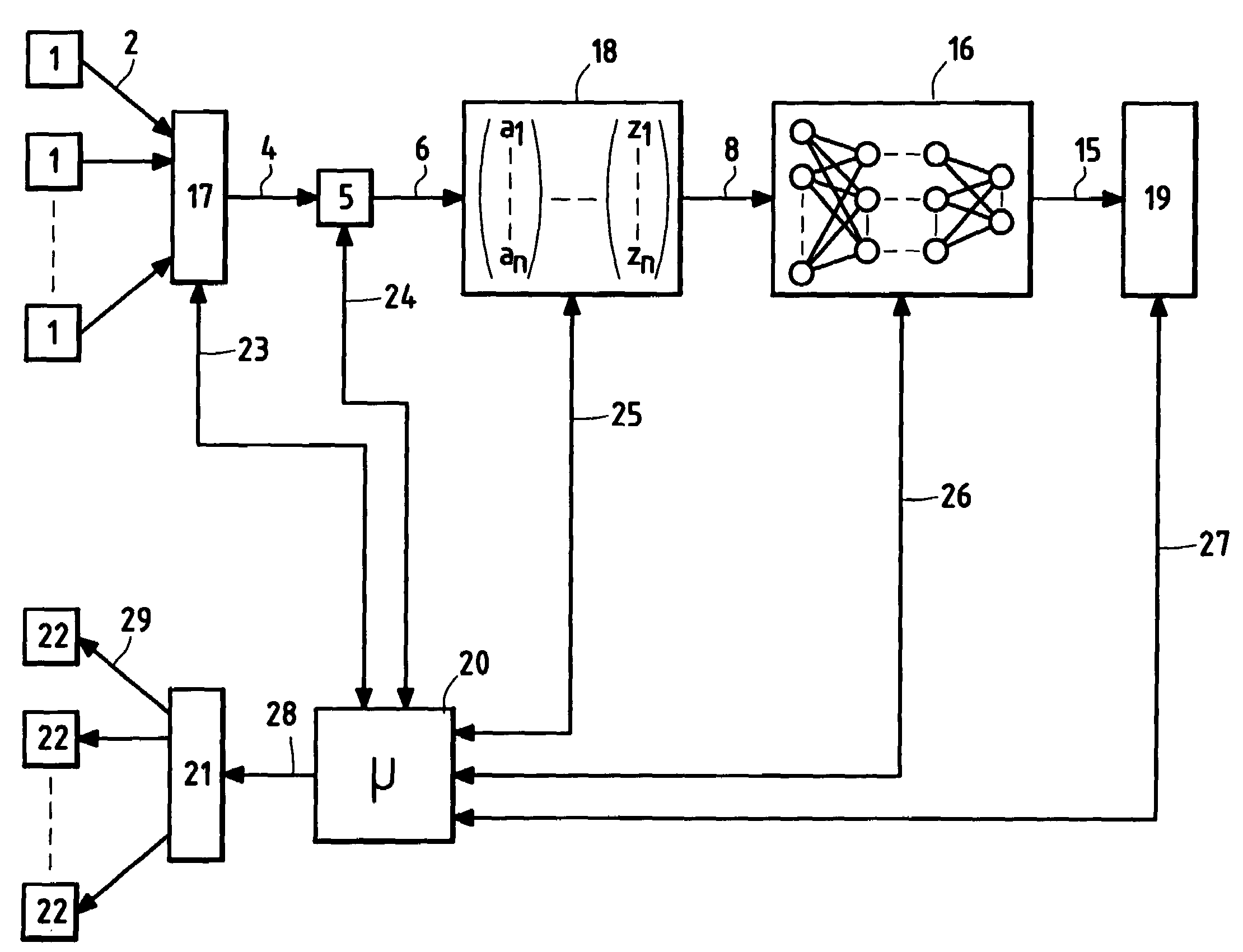 Method and device for optical detection of the position of an object