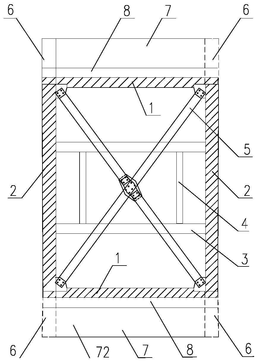 A kind of steel plate girder bridge and its construction method