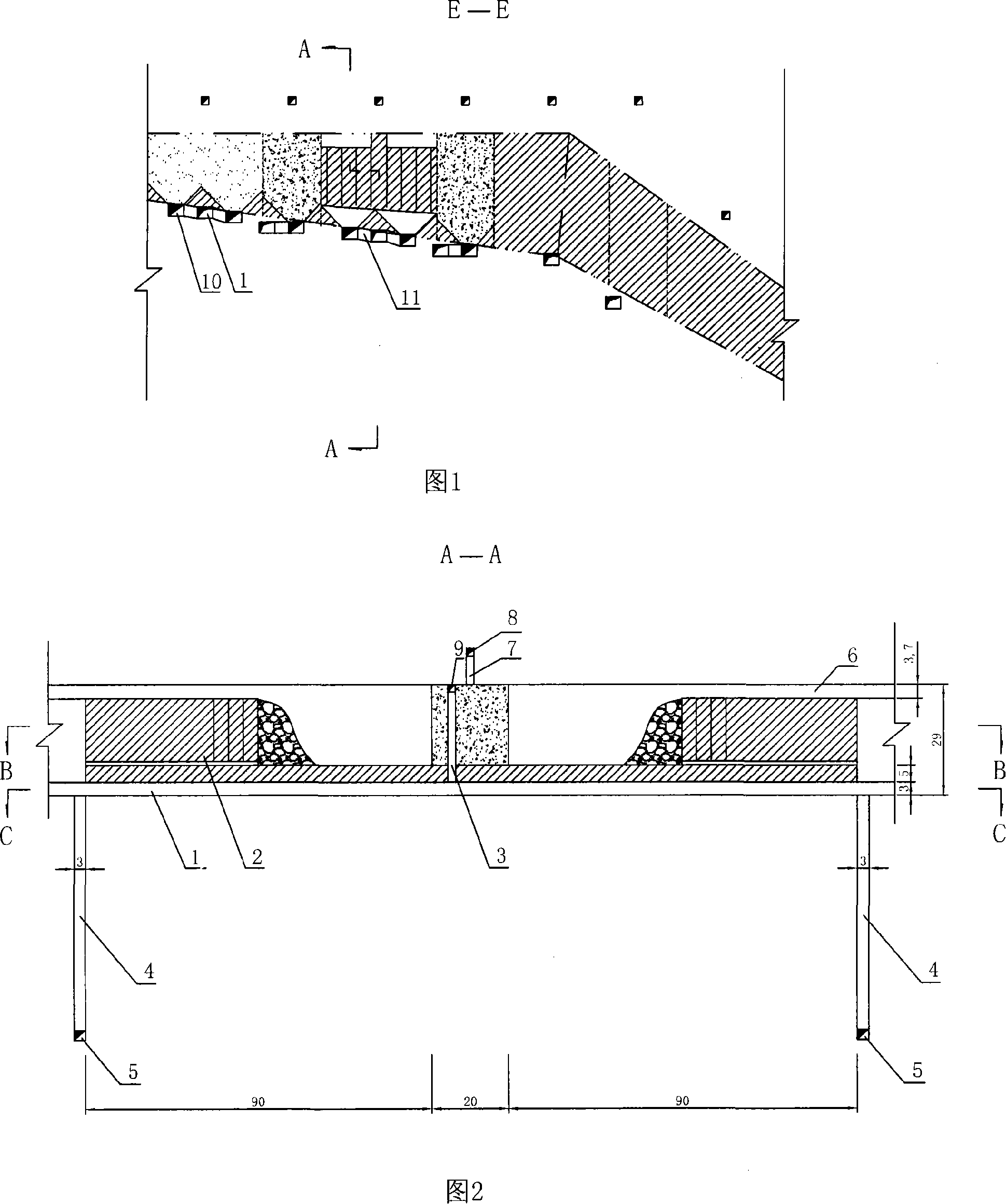 Mining environment reconstructed continuous mining afterwards filling mining method