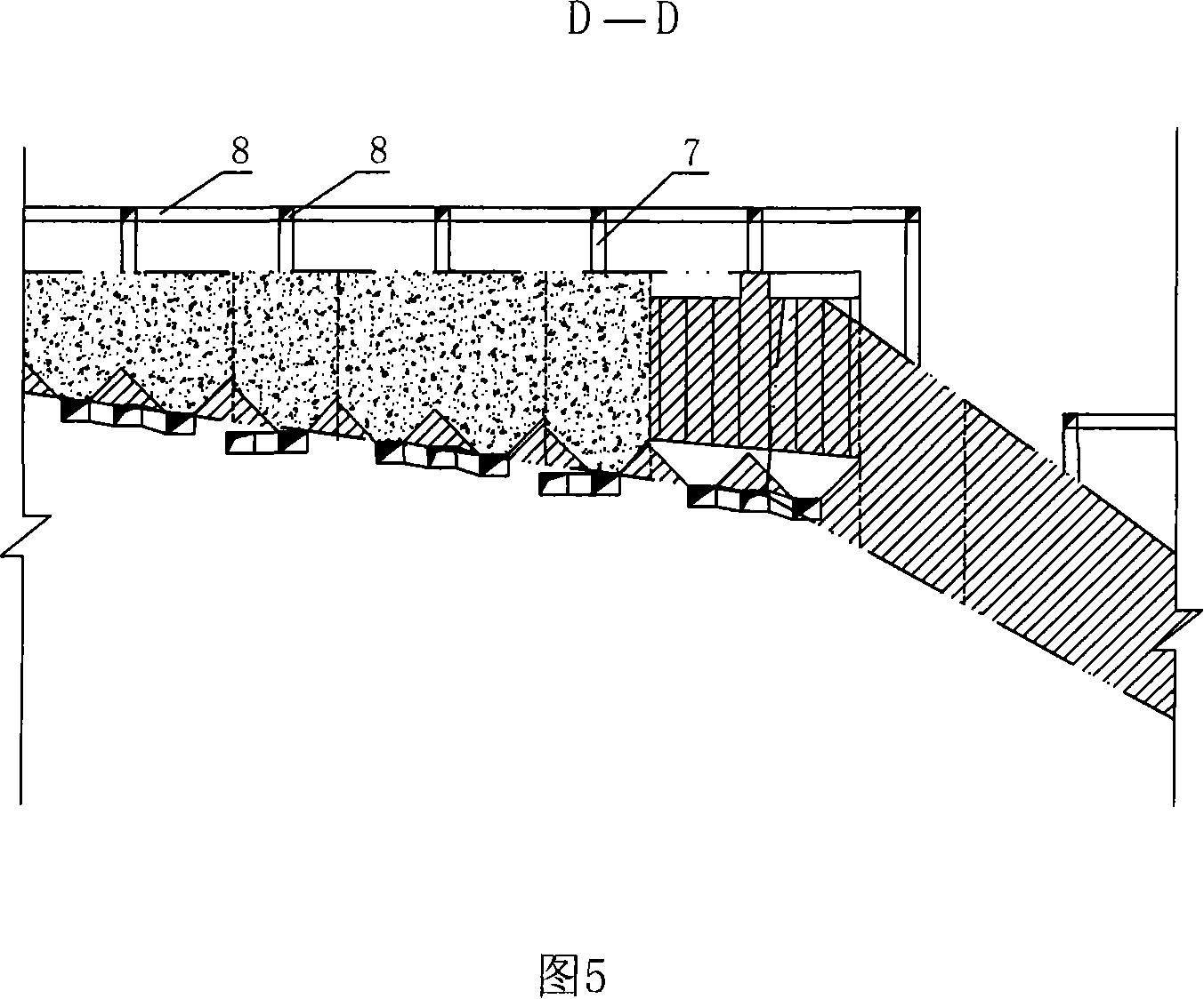 Mining environment reconstructed continuous mining afterwards filling mining method