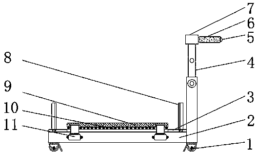 Storage and transporting device for manufacturing transformers