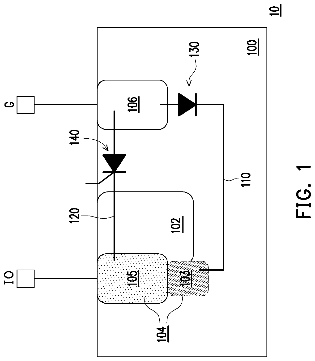 Semiconductor device with diode and silicon controlled rectifier (SCR)