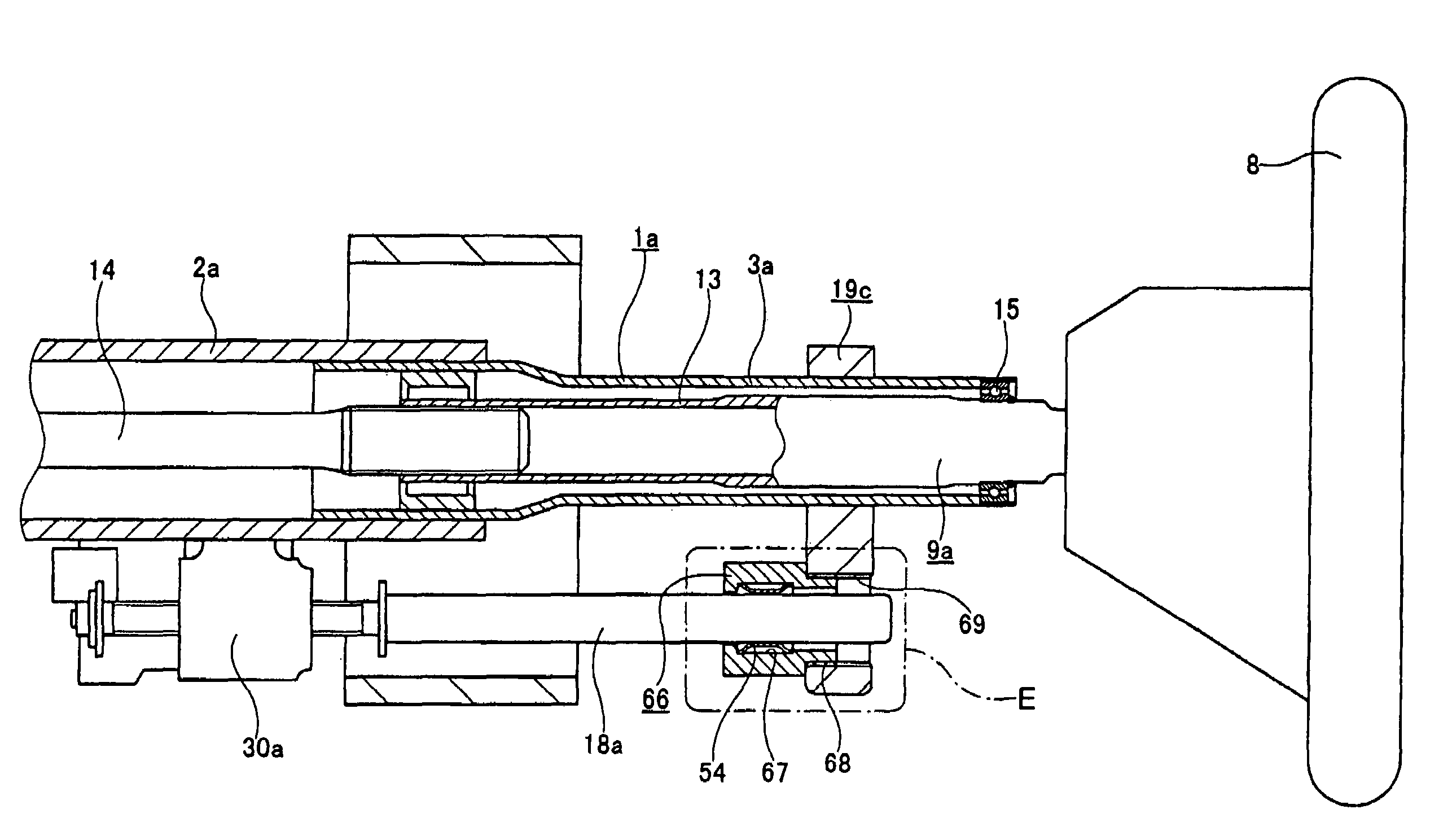 Motor-driven position adjustment apparatus for steering wheel