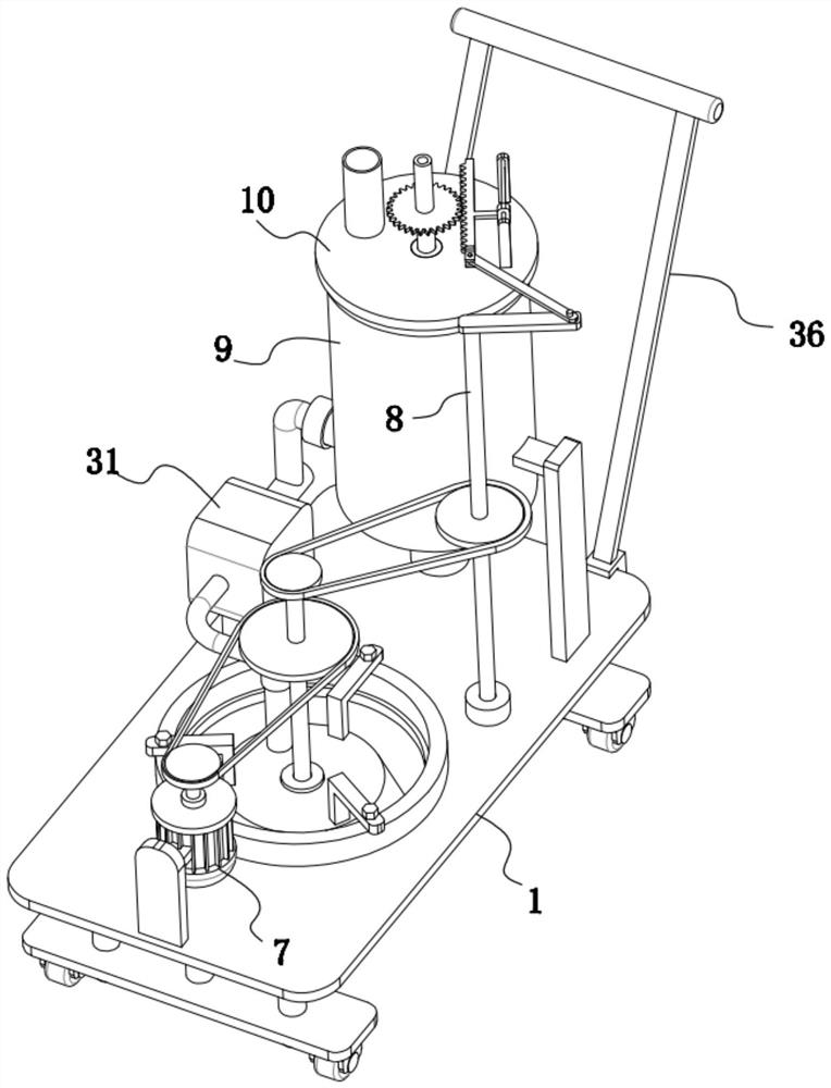 Grinding machine for shipbuilding