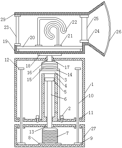 Novel household quartz pipe electric warmer