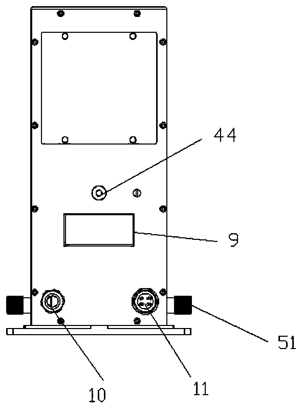 A high-anti-interference fan-shaped laser wireless subsidence instrument and its monitoring method