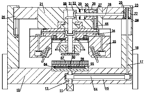 Circular steel plate plane milling and chamfering equipment