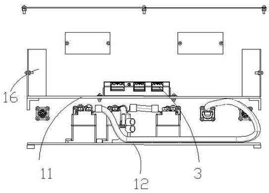 A power battery test control device