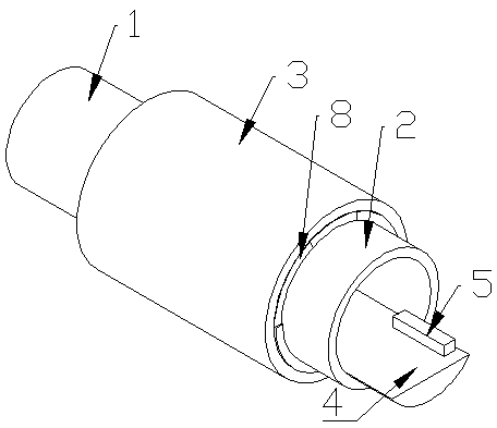 Grouting structure and matching grouting method during tunnel excavation