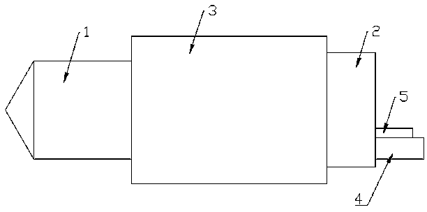 Grouting structure and matching grouting method during tunnel excavation