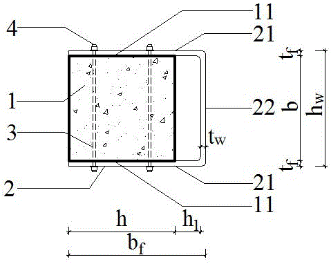 Method for rapidly reinforcing reinforced concrete eccentric loading column