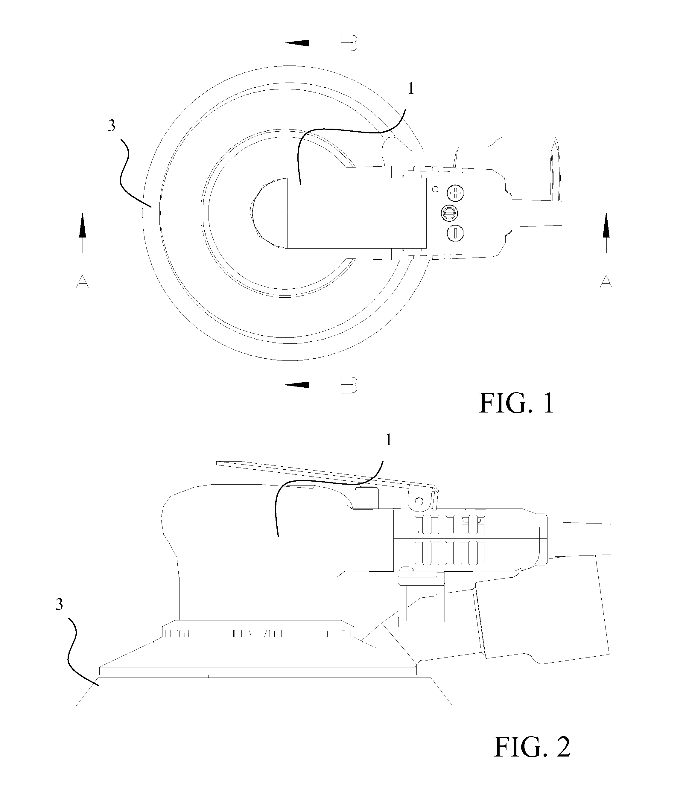 Compact electric grinding machine