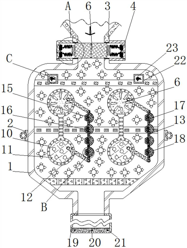 Automatic crushing full-load alarm integrated device for traditional Chinese medicinal material processing