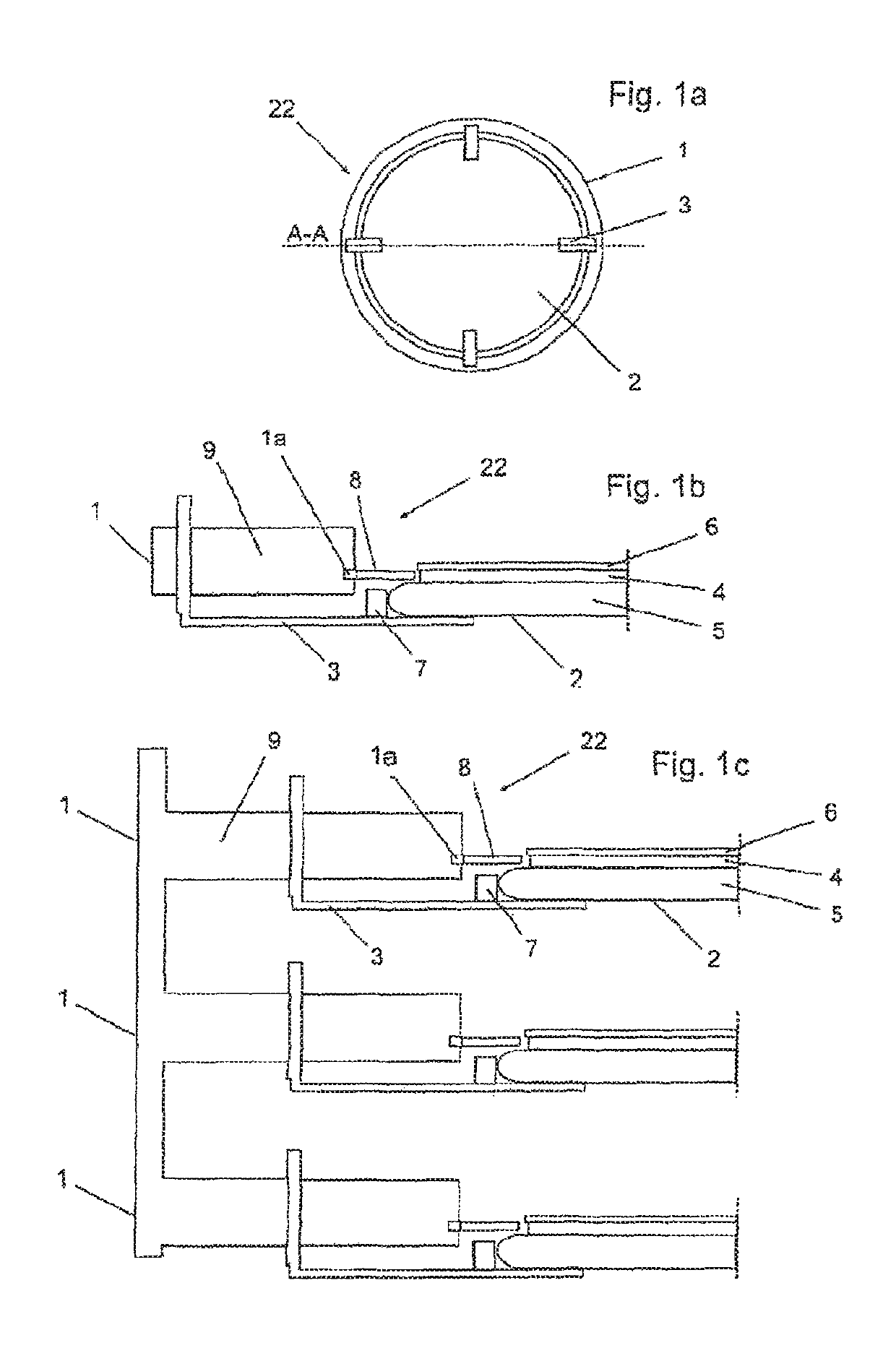 Device and method for at least partly dissolving a connecting layer of a temporarily bonded substrate stack