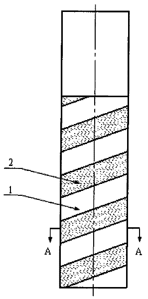 Electric spark milling and mechanical grinding composite machining tool electrode