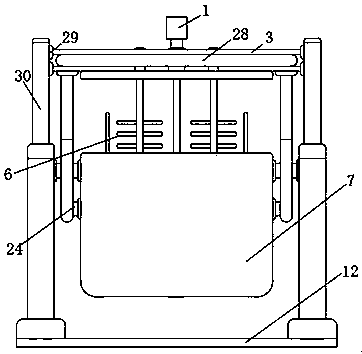 Novel agitating-crushing integrated agitation tank for cement