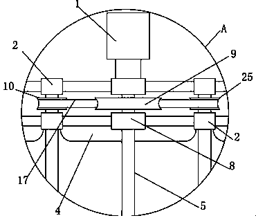 Novel agitating-crushing integrated agitation tank for cement