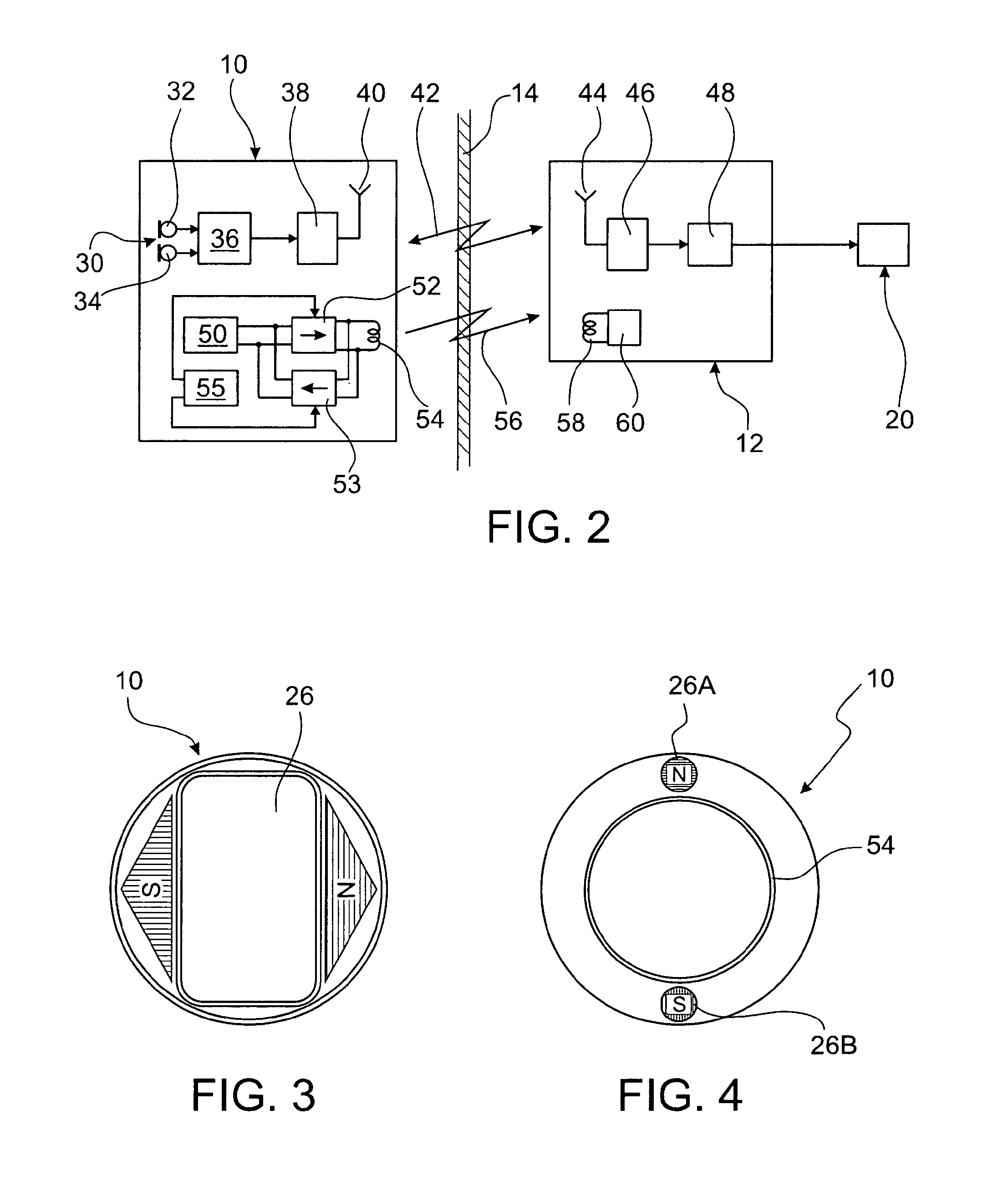 Rechargeable partially implantable hearing instrument