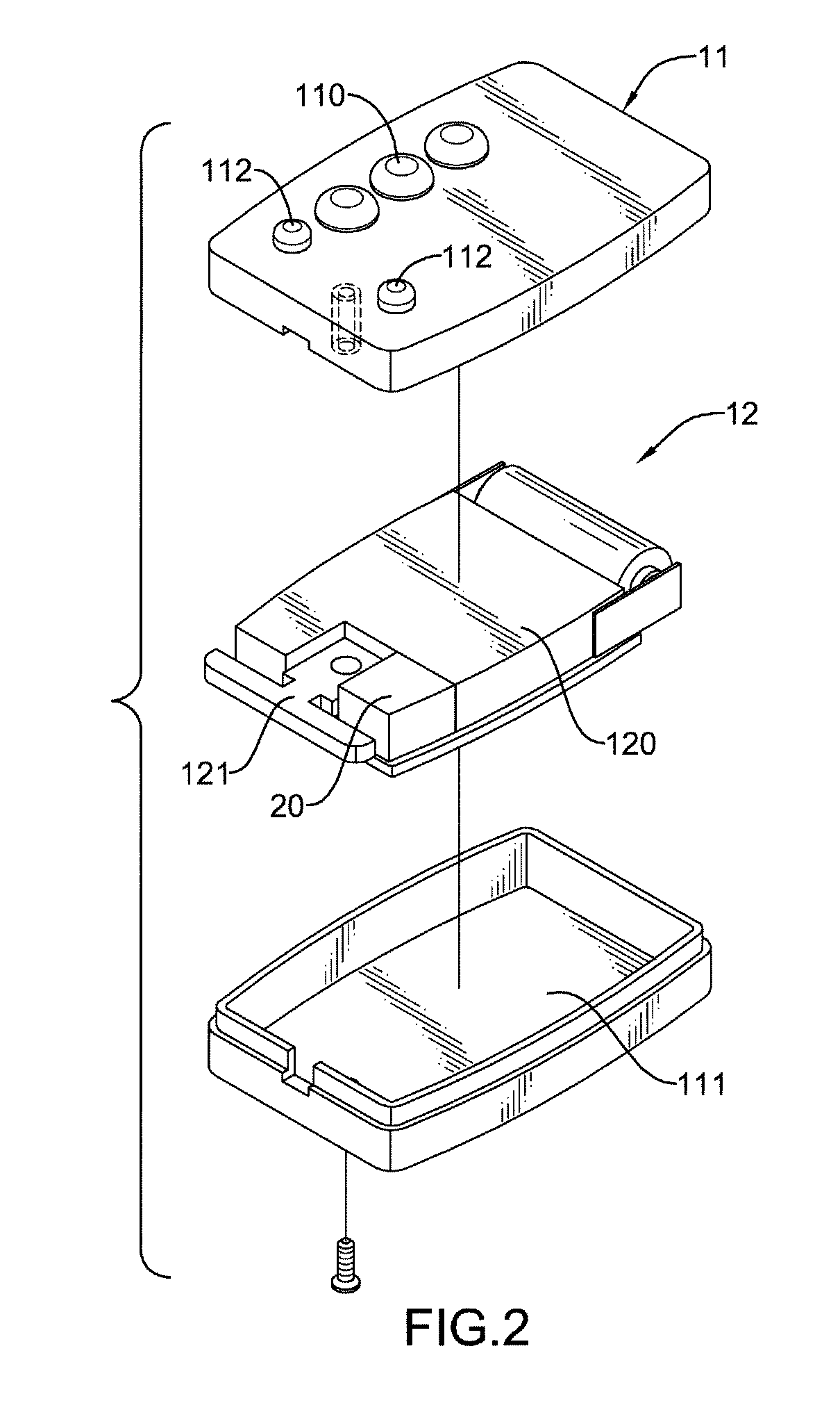 Portable remote control device with Anti-hidden camera and Anti-wiretapper functions