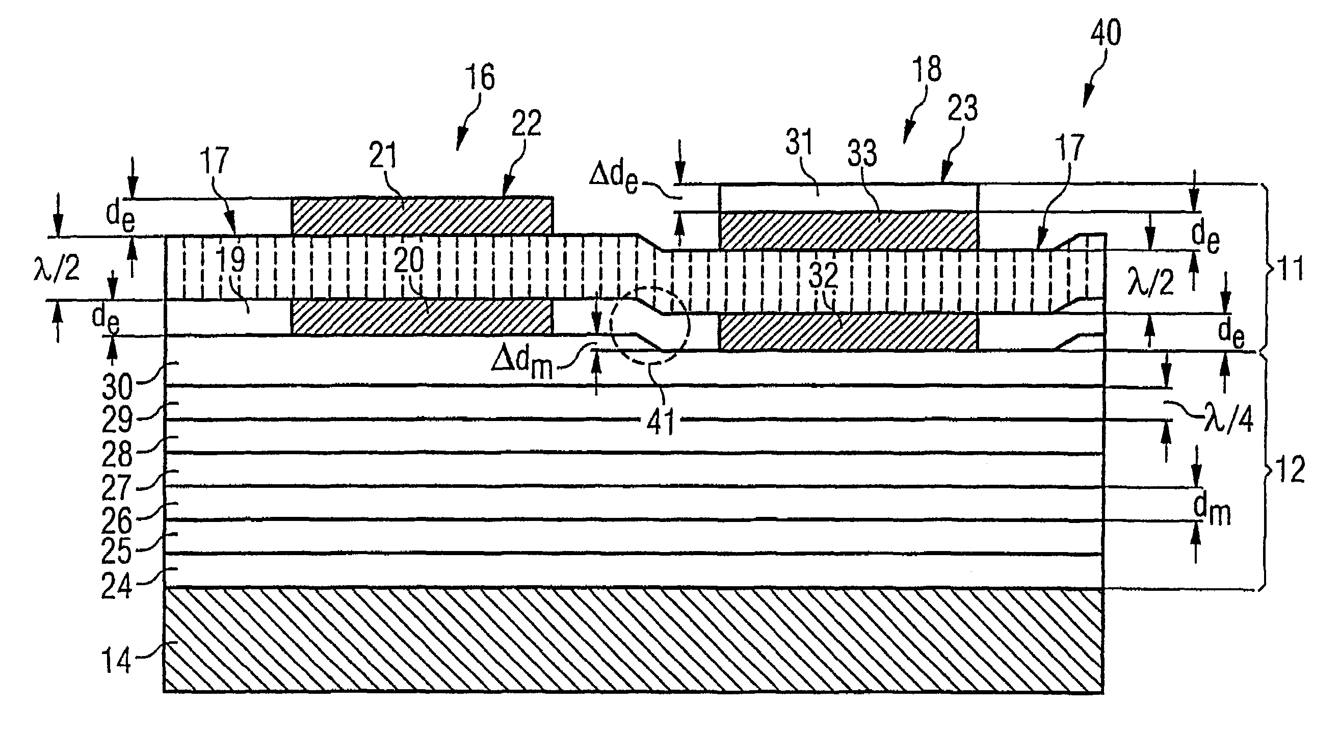 Bulk acoustic wave filter and method for eliminating unwanted side passbands