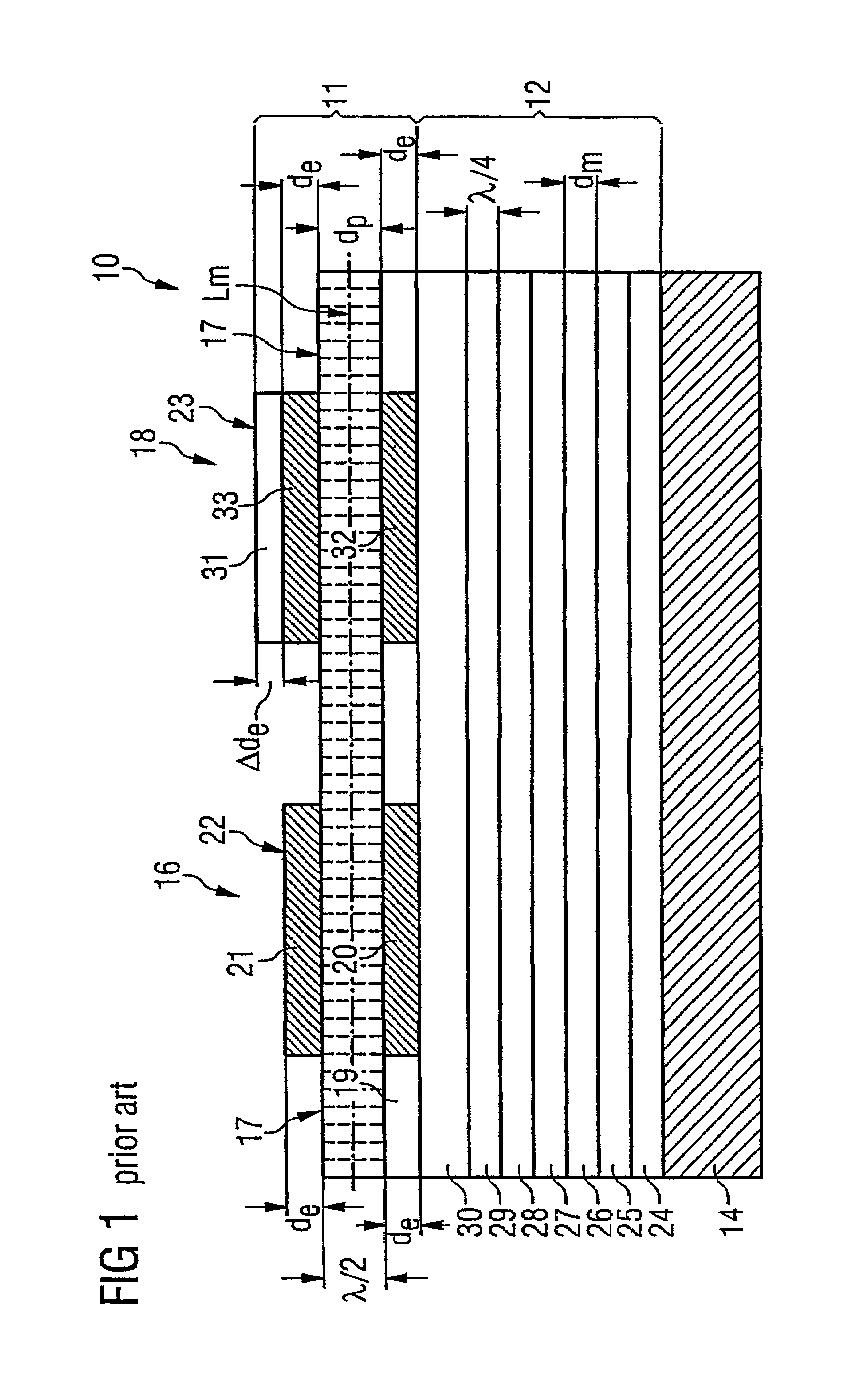 Bulk acoustic wave filter and method for eliminating unwanted side passbands