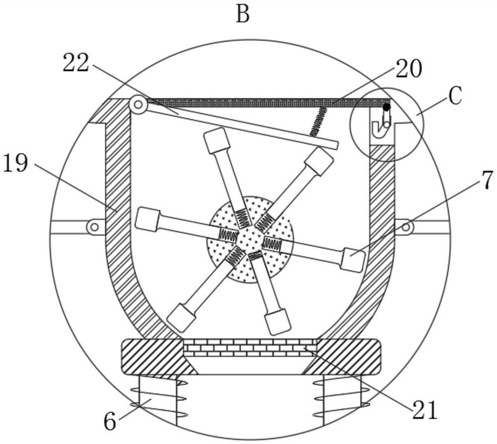 High-efficiency hammer crusher capable of reducing vibration and automatically removing dust