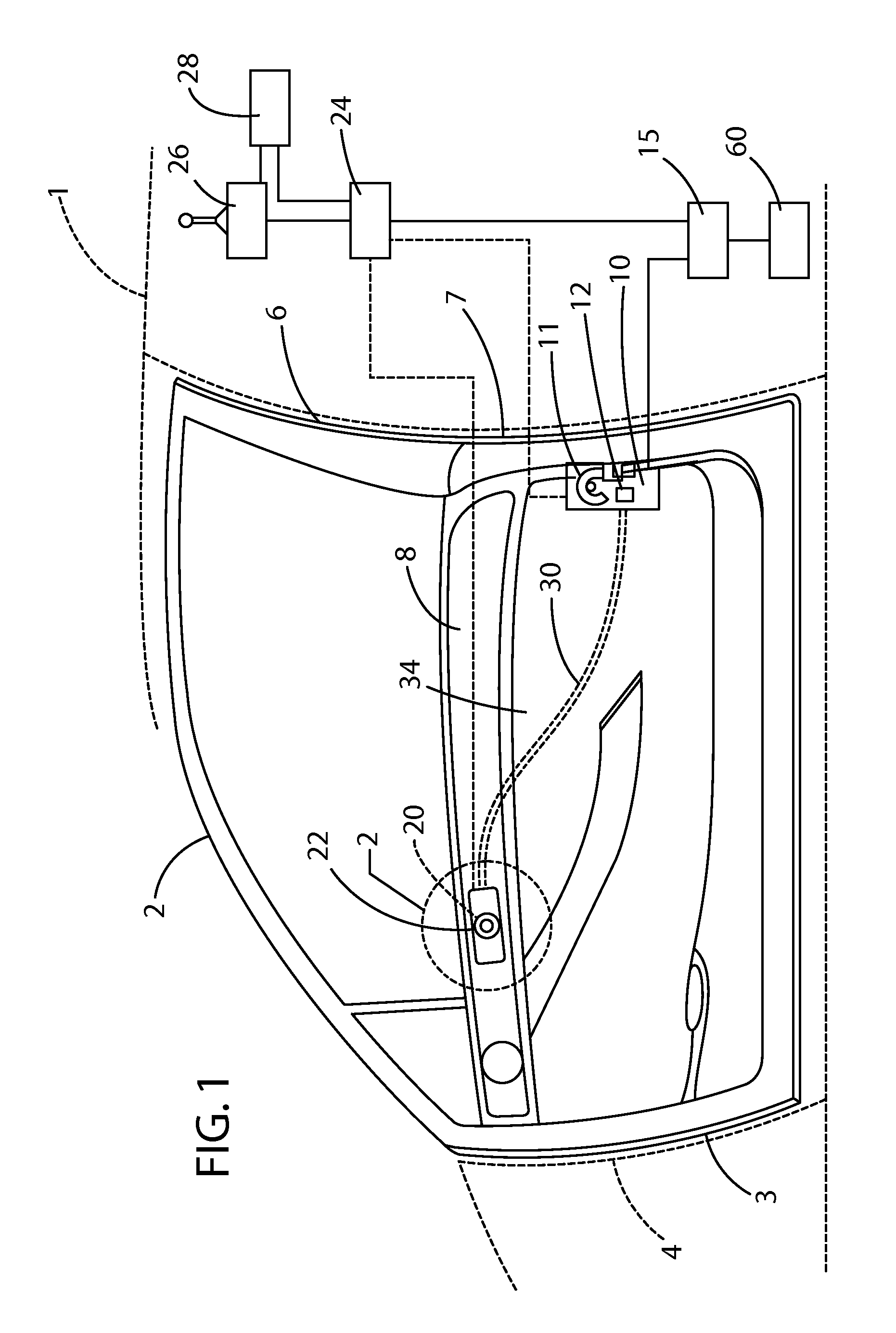 Electronic Interior Door Release System