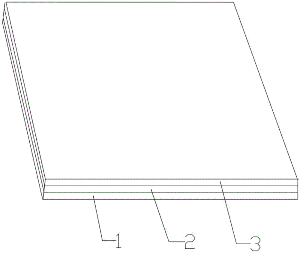 Plastic film with layering control function and preparation method thereof