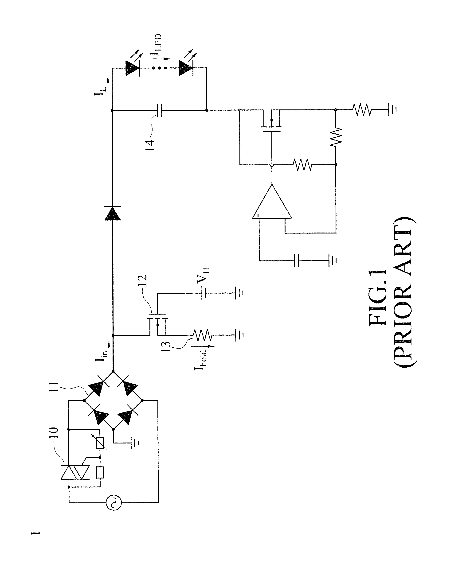 Variable power dimming control circuit