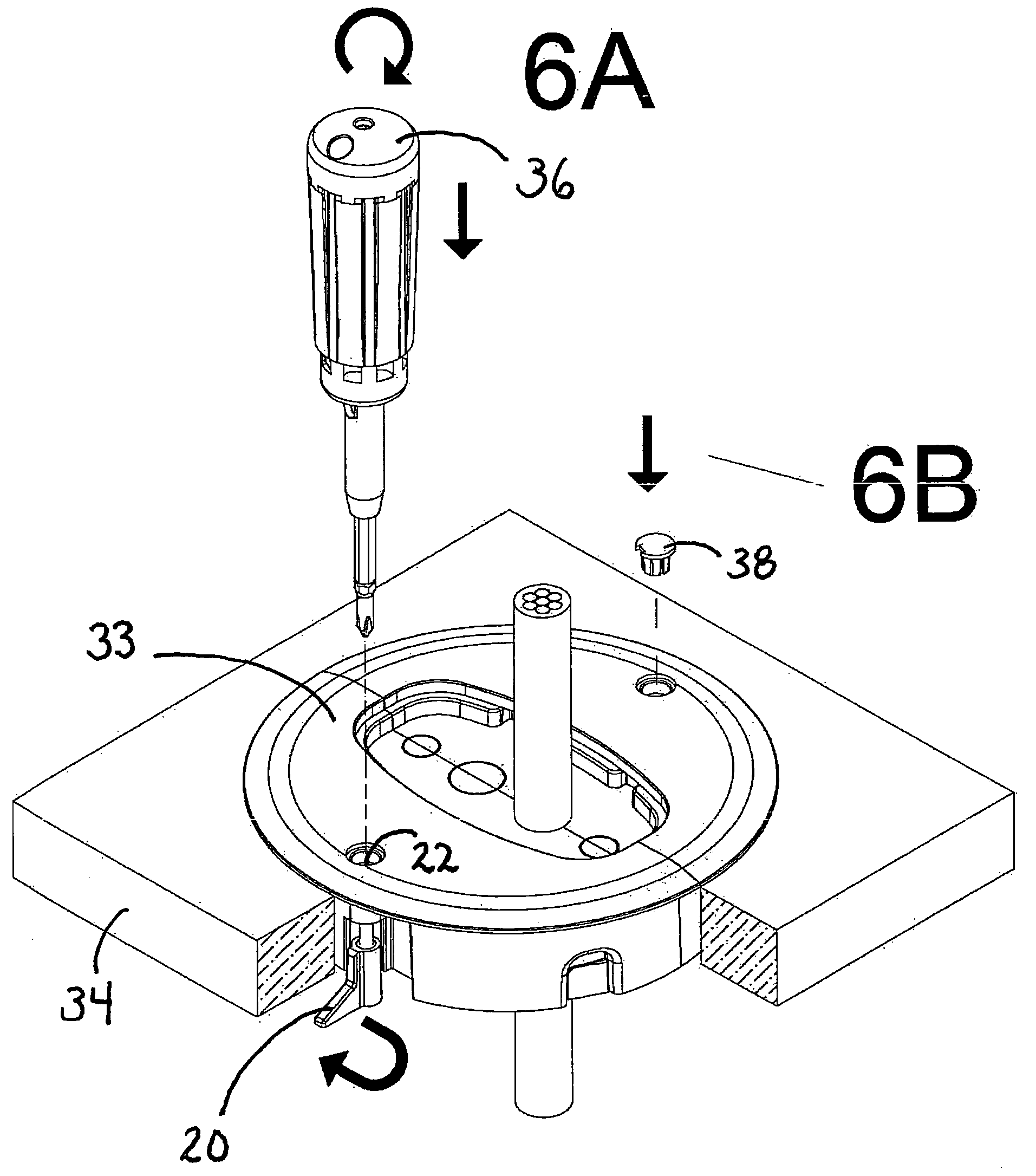 Method for retrofitting air plenum grommets