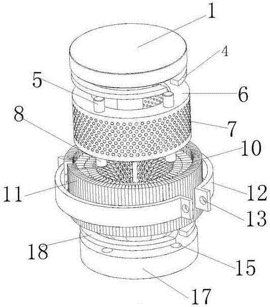 Slurry pump bionic piston casting forming method and device