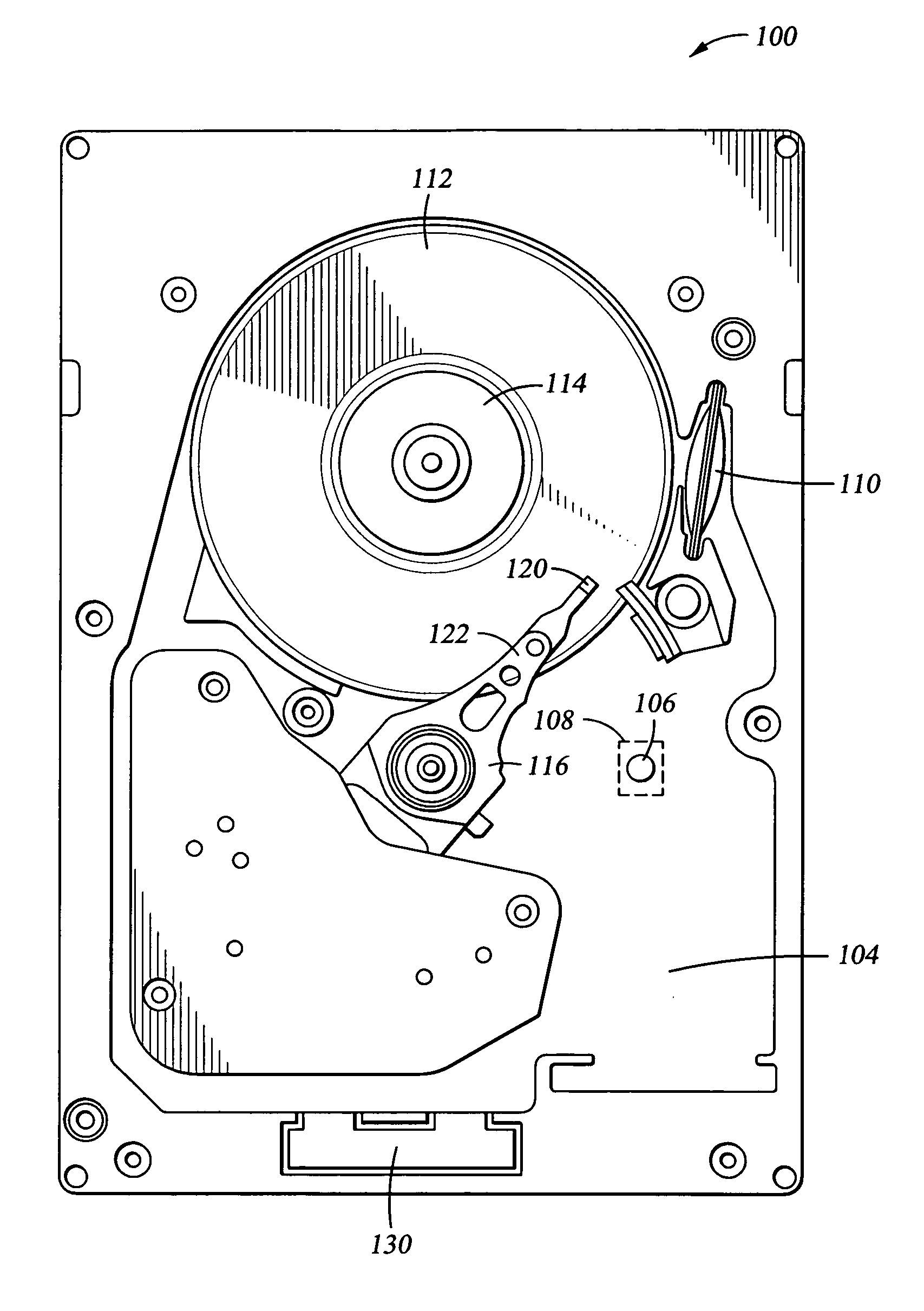 Control system to regulate the concentration of vapor in a hard disk drive