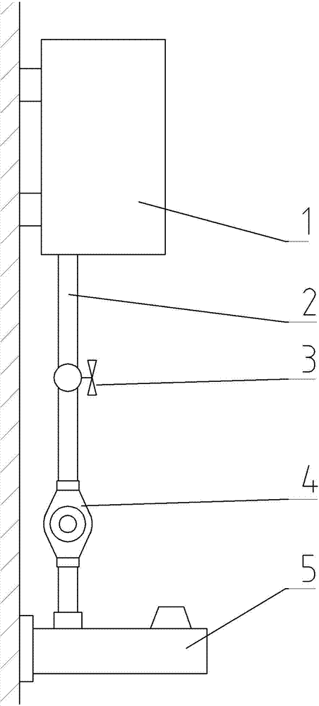 A spray heating device for a family shower room