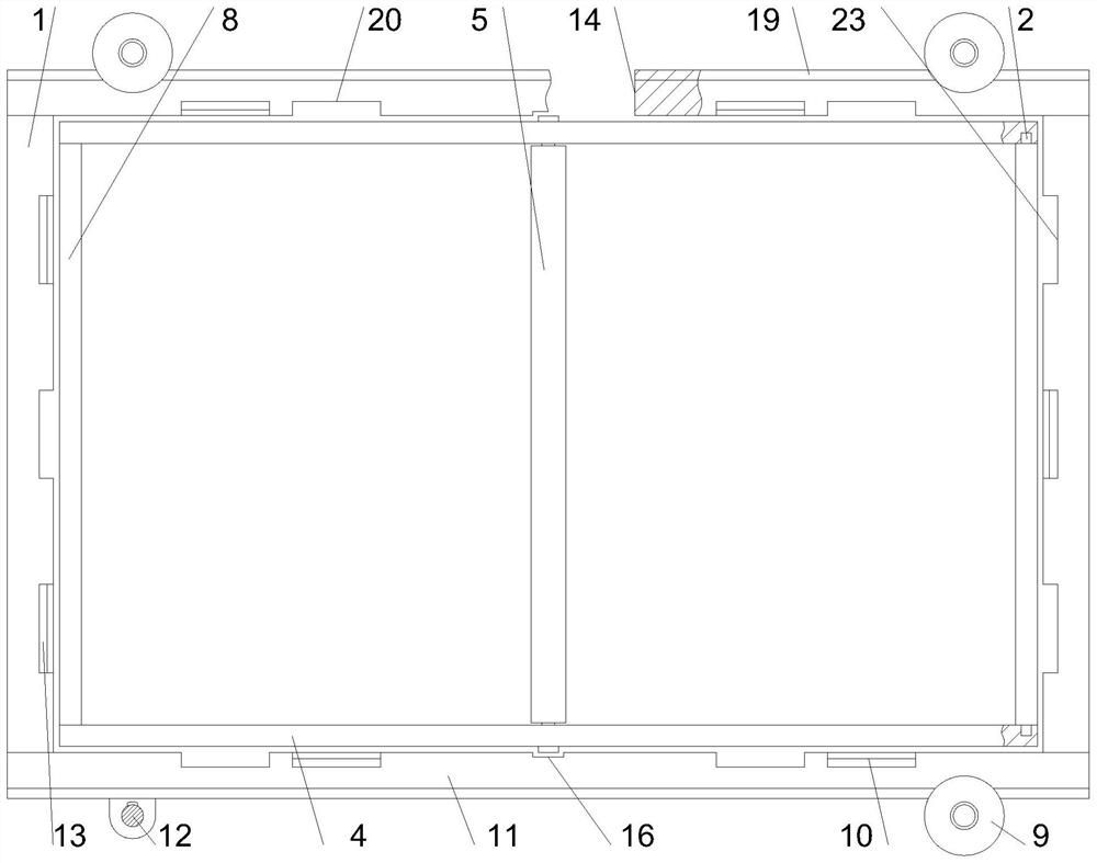 R-type non-contact loading PCB combined jig