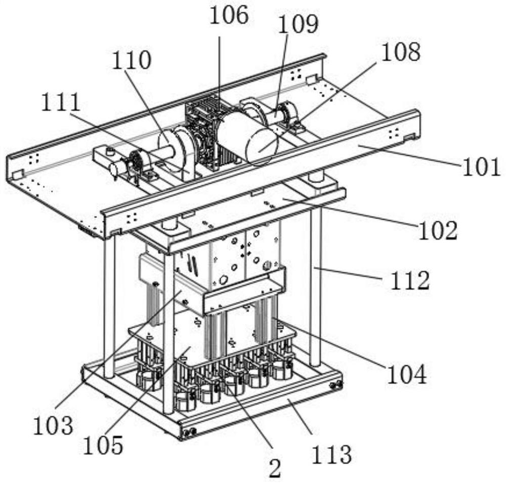 A bottled cosmetic packaging equipment