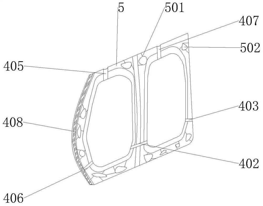 Bypass cavity support with sound insulation function for electronic instrument