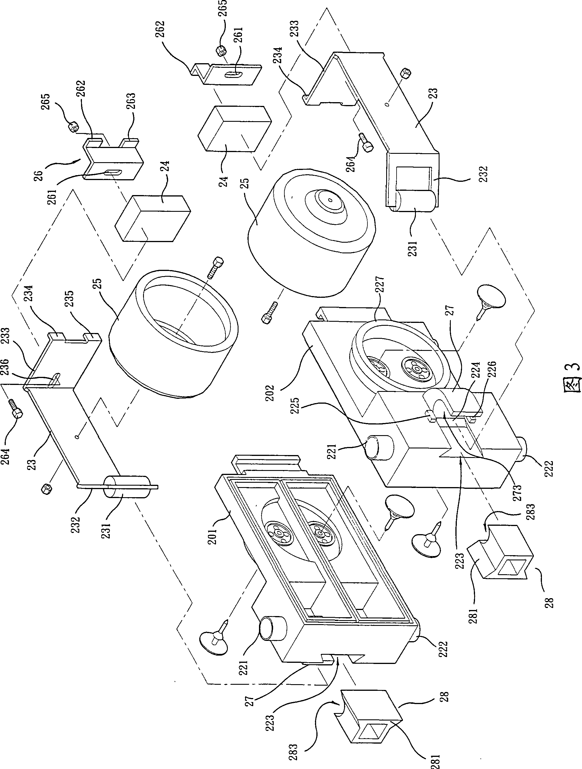 Structure improvement of electromagnetic pump