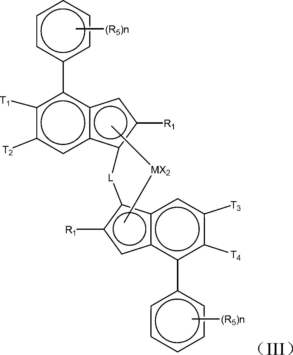 Solid particulate catalysts comprising bridged metallocenes