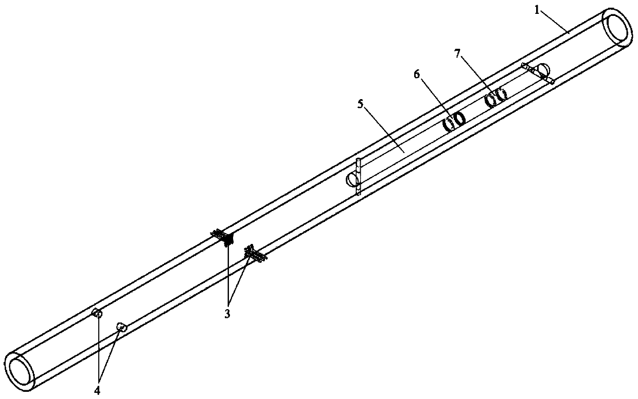 Combined measurement method of acoustic and electric sensors for flow parameters of oil-gas-water three-phase flow