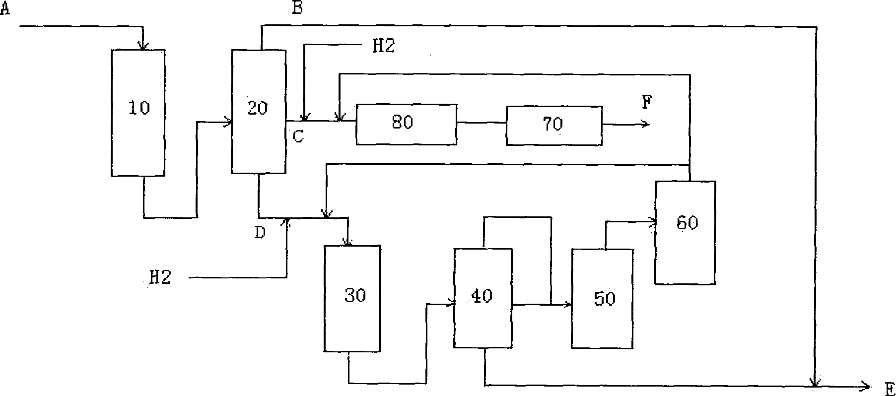 Method for producing low-sulfur gasoline from catalytically cracked gasoline